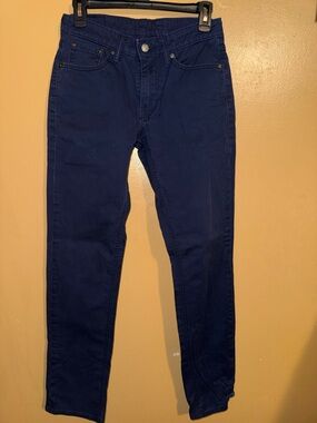 Levi's navy blue 511 slim fit chinos 29/32 #denim #slimfit